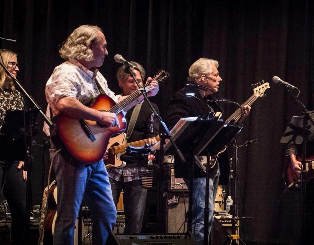 Nate Nathan's band performing